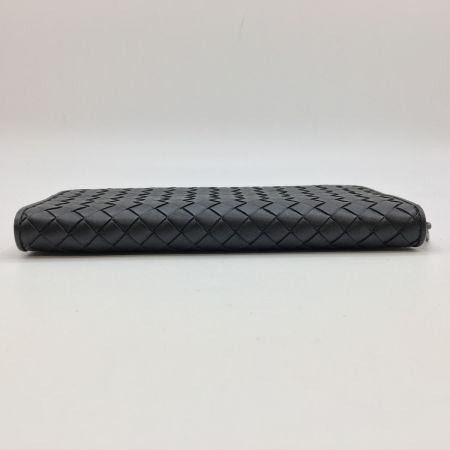  BOTTEGA VENETA ボッテガヴェネタ  長財布 ラウンドファスナー イントレチャート 510643－V4651 ブラック