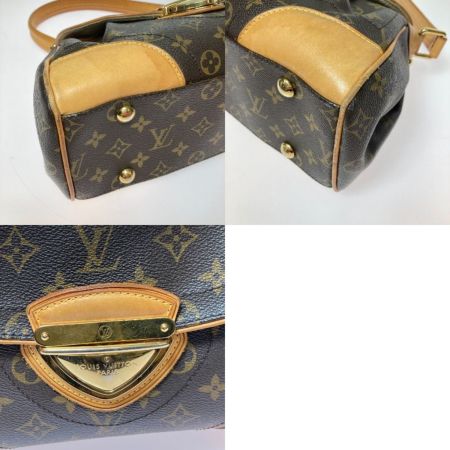  LOUIS VUITTON ルイヴィトン モノグラム ビバリーMM  ワンショルダーバッグ M40121 ブラウン