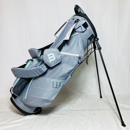  Wilson ウィルソン PRO STAFF スタンドバッグ キャディバッグ 8.5型 1.8kg グレー