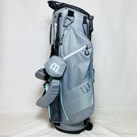  Wilson ウィルソン PRO STAFF スタンドバッグ キャディバッグ 8.5型 1.8kg グレー