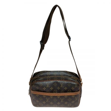  LOUIS VUITTON ルイヴィトン モノグラム リポーターPM ショルダーバッグ M45254 ブラウン 487