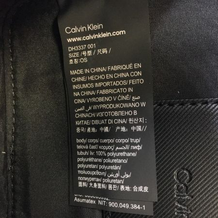  Calvin Klein カルバンクライン ブラック モノグラム ランチカメラバッグ ブラック