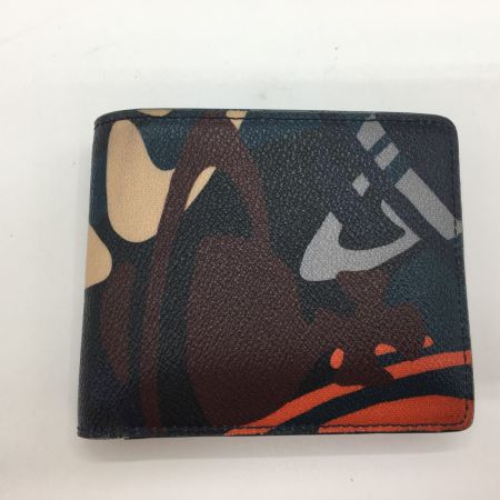  Vivienne Westwood ヴィヴィアン・ウエストウッド 2つ折り財布 ネイビーカモフラージュ  マルチカラー