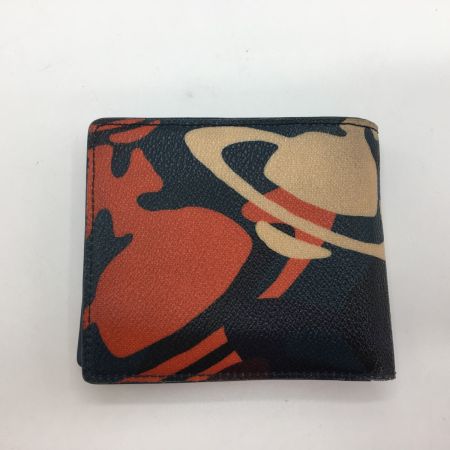  Vivienne Westwood ヴィヴィアン・ウエストウッド 2つ折り財布 ネイビーカモフラージュ  マルチカラー