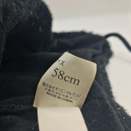  Disney ディズニー ファンキャップ　 ブラック　 ラメ　 ミッキー 帽子５８cm