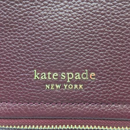  Kate Spade ケイトスペード ショルダーバッグ　ランアラウンド  PXR00404 ボルドー