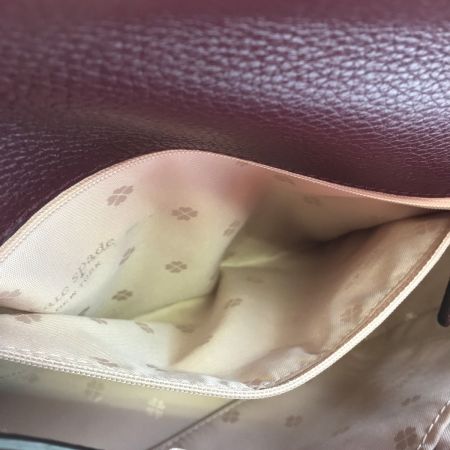  Kate Spade ケイトスペード ショルダーバッグ　ランアラウンド  PXR00404 ボルドー