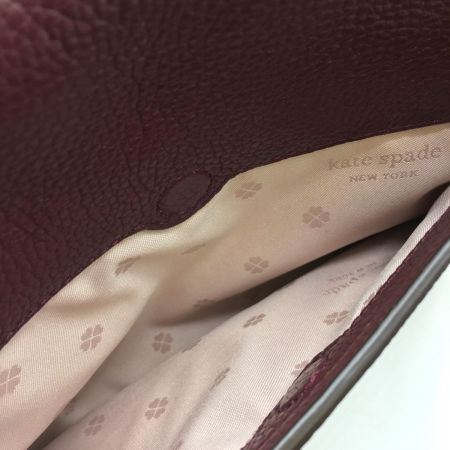 Kate Spade ケイトスペード ショルダーバッグ　ランアラウンド  PXR00404 ボルドー