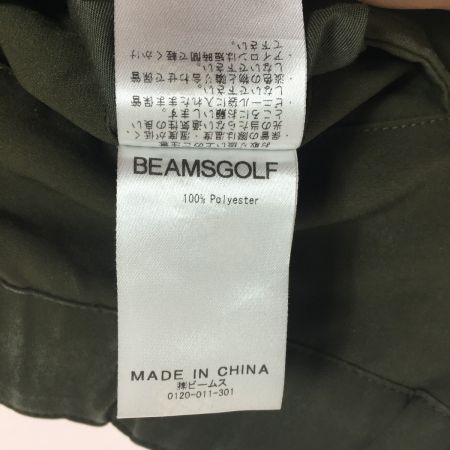  BEAMS GOLF ビームスゴルフ サイドロゴジップポケットパンツ　サイズS カーキー 色褪せあり
