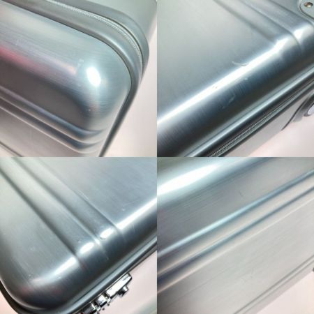  ZERO HALLIBURTON ゼロハリバートン キャリーバッグ TSAロック シルバー 鍵なし・ナンバーキー不明