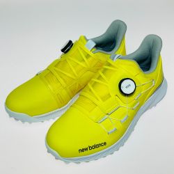 ◎◎ New Balanceニューバランス ゴルフシューズ スパイクレス イエロー 26.5cm UGH1001Y FuelCell Aランク