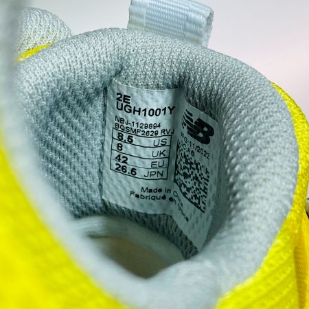  New Balanceニューバランス ゴルフシューズ スパイクレス イエロー 26.5cm UGH1001Y FuelCell