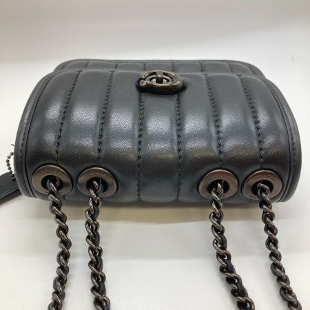 COACH コーチ マディソン チェーン ショルダー ウィズキルティング ミニ ショルダーバッグ 4870 ブラック
