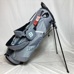 ◎◎ Wilson ウィルソン PRO STAFF プロスタッフ スタンドバッグ キャディバッグ 8.5型 1.8kg グレー Aランク