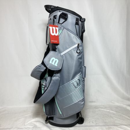  Wilson ウィルソン PRO STAFF プロスタッフ スタンドバッグ キャディバッグ 8.5型 1.8kg グレー
