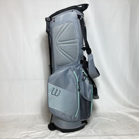  Wilson ウィルソン PRO STAFF プロスタッフ スタンドバッグ キャディバッグ 8.5型 1.8kg グレー