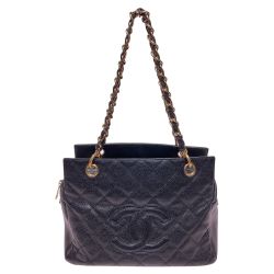 ◎◎ CHANEL シャネル マトラッセ チェーン トートバッグ ショルダーバッグ A18004 ブラック ギャランティーカード無 Bランク