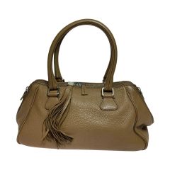  CHANEL シャネル ハンドバッグ ロゴ フリンジ タッセル ブラウン ギャランティーカード付 Cランク