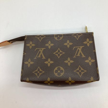  LOUIS VUITTON ルイヴィトン モノグラム ポッシュトワレット15 ポーチ コスメポーチ M47546 ブラウン