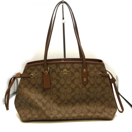  COACH コーチ  シグネチャー トートバッグ  F57842 ブラウン