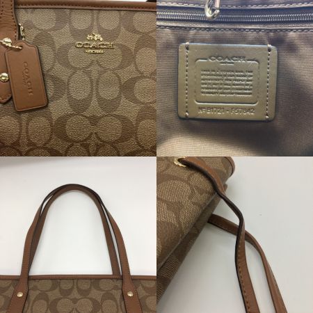  COACH コーチ  シグネチャー トートバッグ  F57842 ブラウン