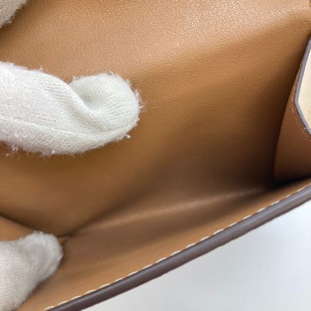  COACH コーチ スモール モーガン ウォレット・ブロックド シグネチャー キャンバス ミニ財布 二つ折り財布 CH387 ベージュ