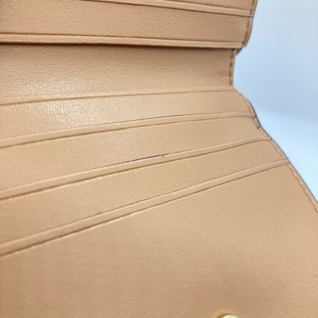  COACH コーチ スモール モーガン ウォレット・ブロックド シグネチャー キャンバス ミニ財布 二つ折り財布 CH387 ベージュ