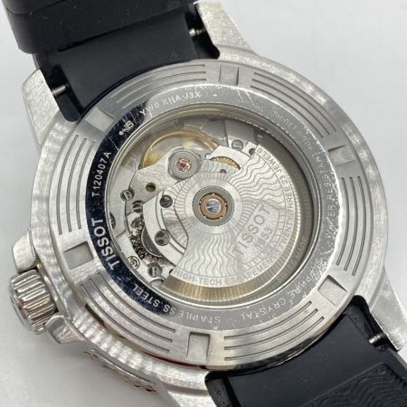  TISSOT ティソ SEASTAR シースター 1000 パワーマティック 80 メンズ 自動巻 腕時計 T120407A 箱付