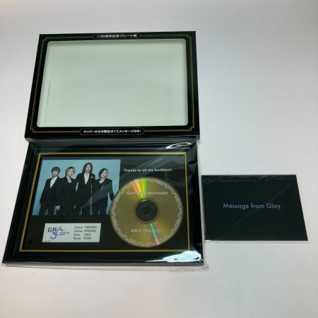   GLAY 30th Anniversaryくじ 30周年記念プレート