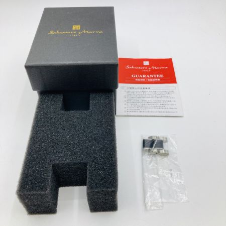  Salvatore Marra サルバトーレ マーラ クロノグラフ クォーツ メンズ 腕時計 SM15104-1 箱・取説・コマ付