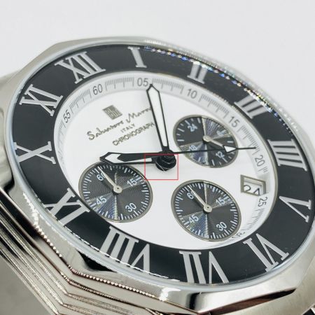  Salvatore Marra サルバトーレ マーラ クロノグラフ クォーツ メンズ 腕時計 SM15104-1 箱・取説・コマ付