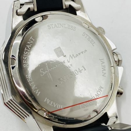  Salvatore Marra サルバトーレ マーラ クロノグラフ クォーツ メンズ 腕時計 SM15104-1 箱・取説・コマ付