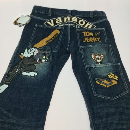  VANSON バンソン トムとジェリー コラボ メンズ 刺繍 ジーンズ デニム TJV-2208 サイズ32