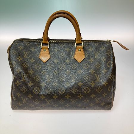  LOUIS VUITTON ルイヴィトン モノグラム スピーディー35 ボストンバッグ ハンドバッグ M41524 ブラウン