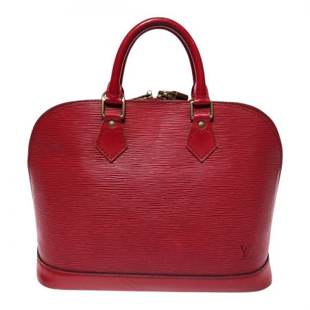  LOUIS VUITTON ルイヴィトン エピ アルマ ハンドバッグ M52147 レッド カギ欠品