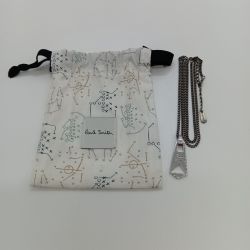 ◎◎ Paul Smith ポールスミス ジッププルモチーフ ネックレス ペンダント M1ANECKJSZIP82 シルバー Bランク