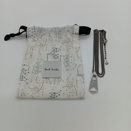  Paul Smith ポールスミス ジッププルモチーフ ネックレス ペンダント M1ANECKJSZIP82 シルバー