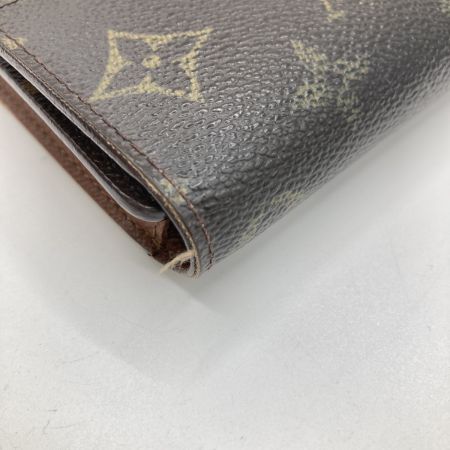  LOUIS VUITTON ルイヴィトン モノグラム ポルト トレゾール インターナショナル 3つ折り長財布 M61215 ブラウン