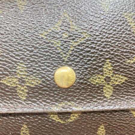 LOUIS VUITTON ルイヴィトン モノグラム ポルト トレゾール インターナショナル 3つ折り長財布 M61215 ブラウン