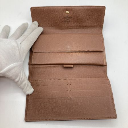  LOUIS VUITTON ルイヴィトン モノグラム ポルト トレゾール インターナショナル 3つ折り長財布 M61215 ブラウン