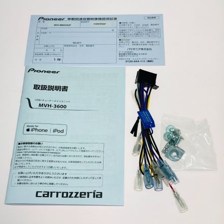  Pioneer パイオニア carrozzeria カロッツェリア オーディオメイニュニット カーオーディオ MHV-3600