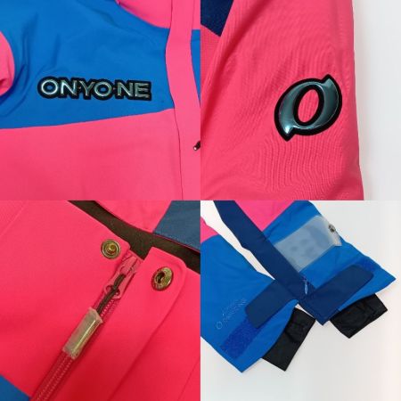  ONYONE オンヨネ スキーウェア 上下セット ジャケットM パンツL ONT92042・92052 ネイビー×ピンク×ブルー