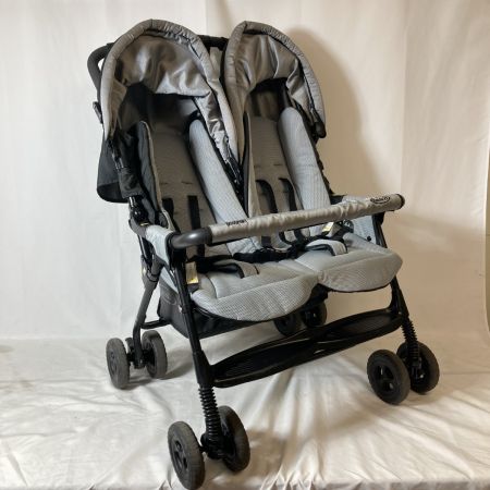  GRACO グレコ デュオスポーツ ジェミニブラック 二人乗りベビーカー レインカバー欠品