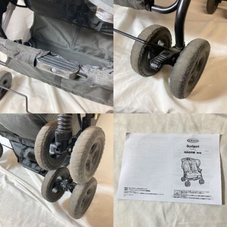  GRACO グレコ デュオスポーツ ジェミニブラック 二人乗りベビーカー レインカバー欠品