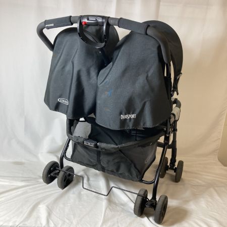  GRACO グレコ デュオスポーツ ジェミニブラック 二人乗りベビーカー レインカバー欠品