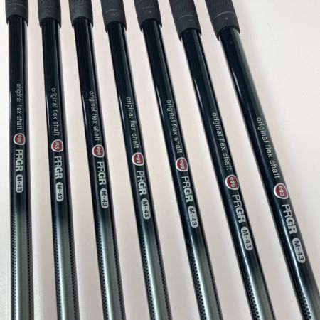  PRGR プロギア egg エッグ FORGED 6-9.P.A.AS 7本 アイアンセット オリジナルシャフト M-43 S