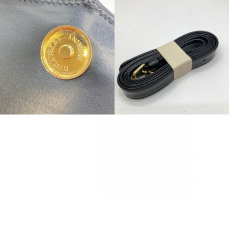  Yves Saint Laurent イブサンローラン YSLロゴ ハンドバッグ 2WAYショルダーバッグ ゴールド金具 ブラック ショルダーストラップ付