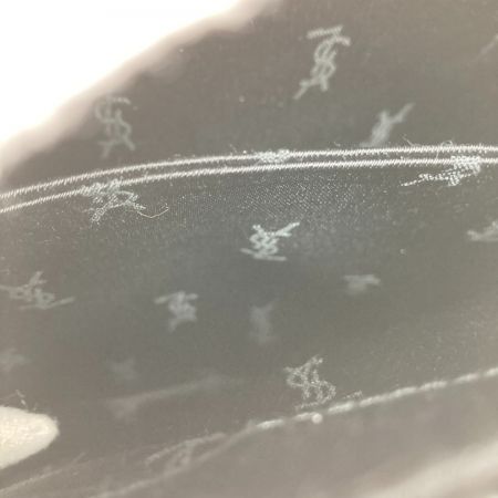  Yves Saint Laurent イブサンローラン YSLロゴ ハンドバッグ 2WAYショルダーバッグ ゴールド金具 ブラック ショルダーストラップ付