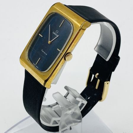  OMEGA オメガ Geneve ジュネーブ 手巻き 腕時計 ベルト社外製 ダメージ有 現状品 本体のみ