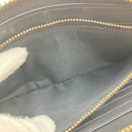  COACH コーチ ダブル ジップ トラベル オーガナイザー シグネチャー セカンドバッグ F66562 ブラック